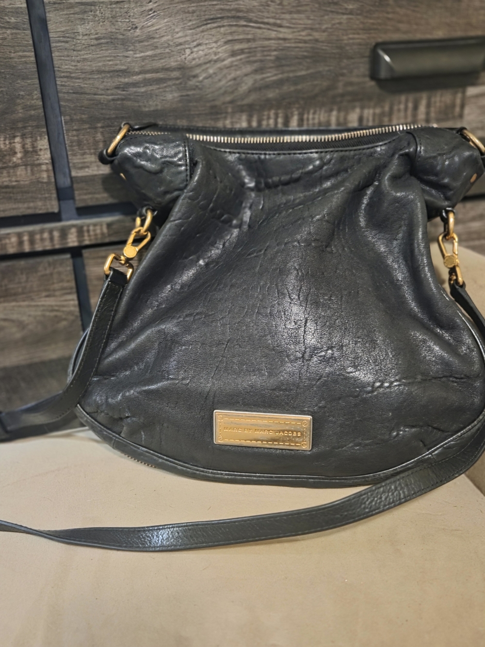 Marc by Marc Jacobs Black Leather Crossbody Bag